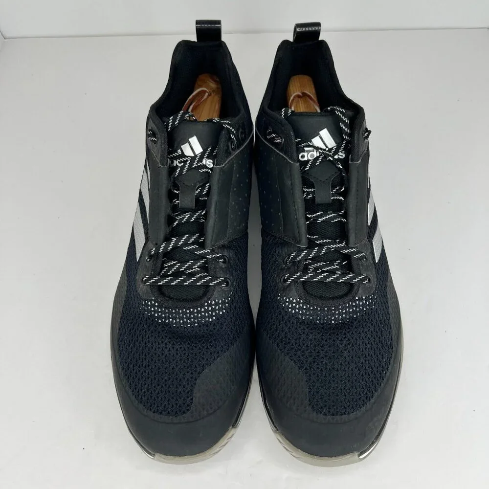 Adidas Mens Q16536 Black Speed Trainer 3 Mesh Low Top Size 14 Baseball Shoes - Picture 4 of 9